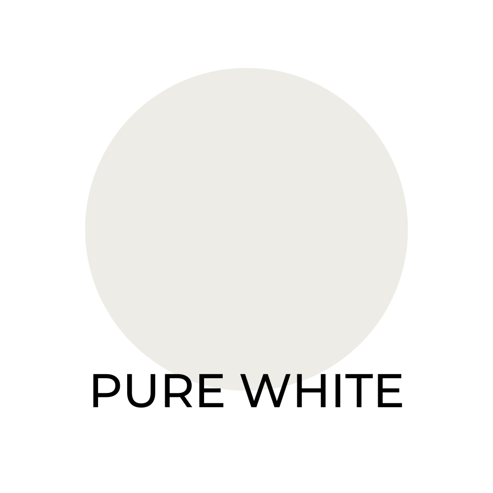Pure white Sherwin Williams white trim paint