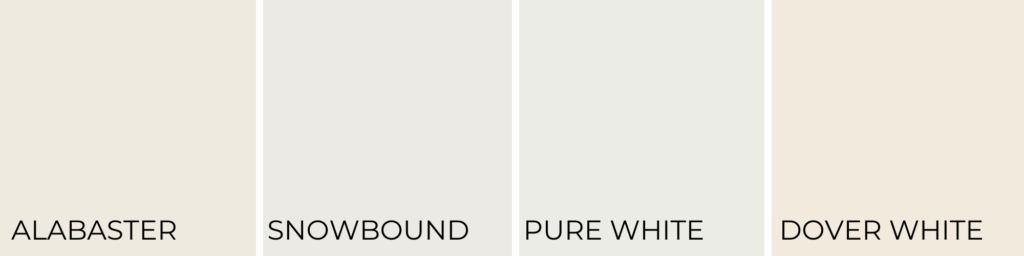 Colors that go well with sherwin Williams alabaster