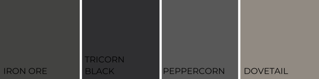 Coordinating colors for iron ore