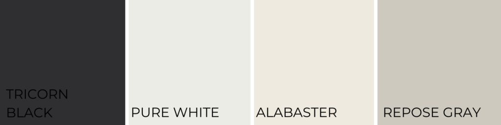 Coordinating colors for Tricorn black