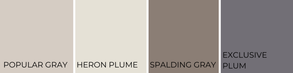 Coordinating colors for popular gray