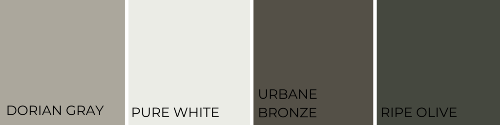 Coordinating color for Dorian gray