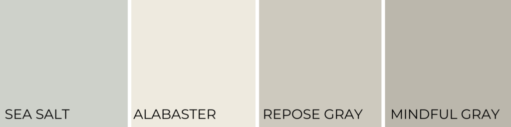 Coordinating colors for sea salt