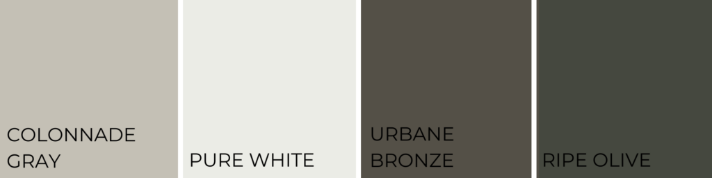 Coordinating colors for Colonnade gray