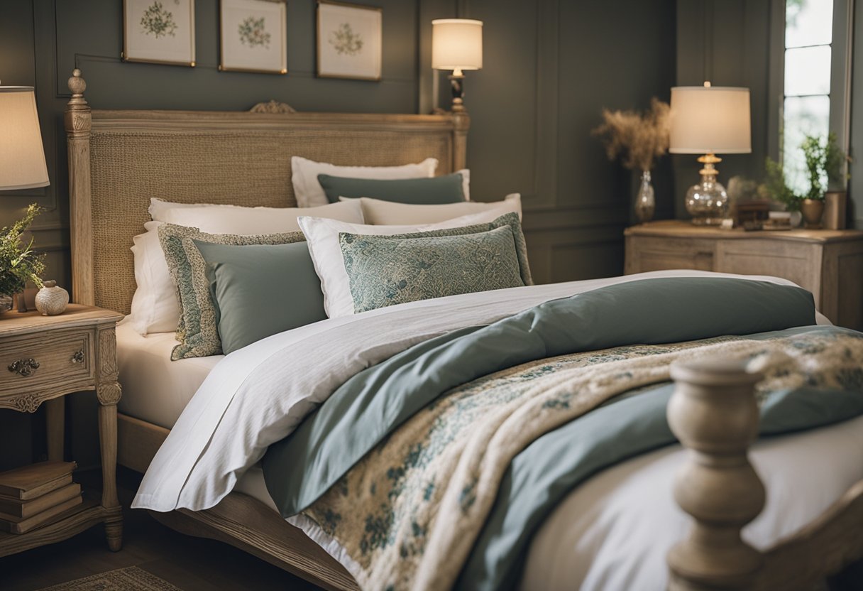 French country decor bed