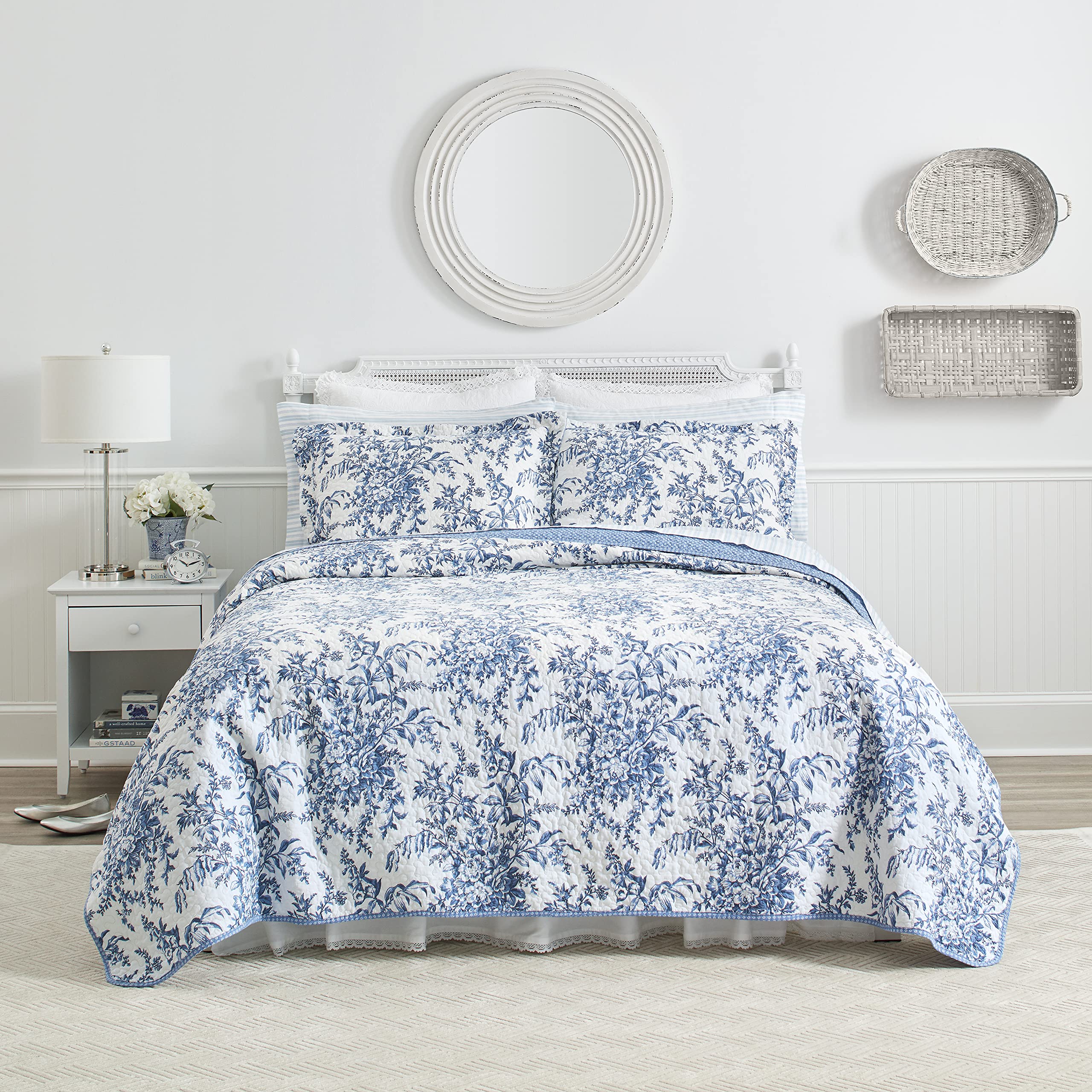 Laura Ashley Cotton Quilt Set