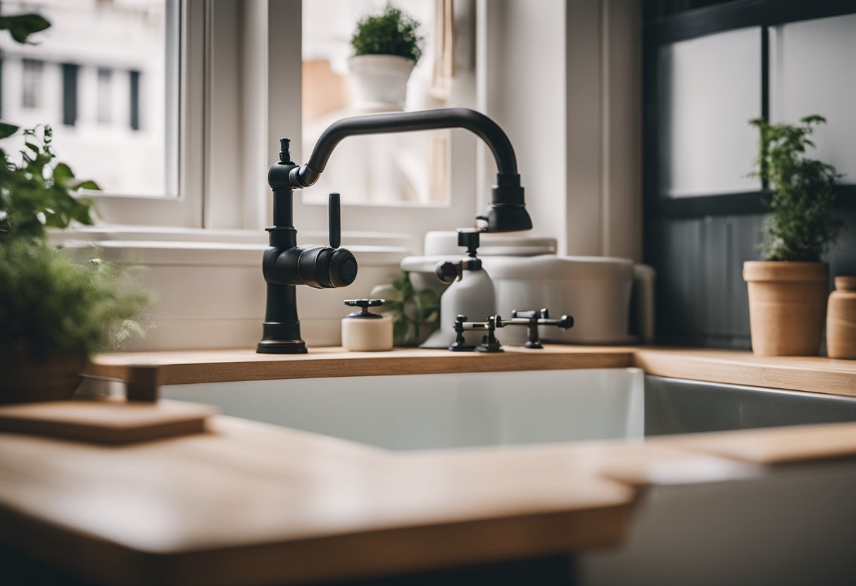 DIY utility sink makeover