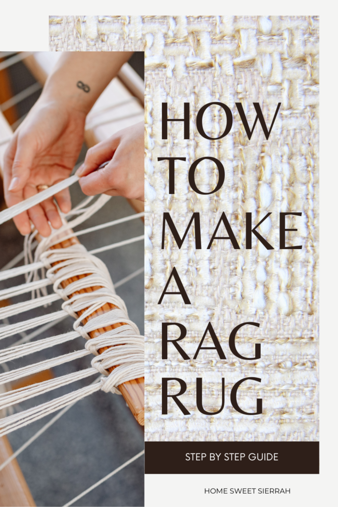 Use this step by step guide for how to make a rag rug.