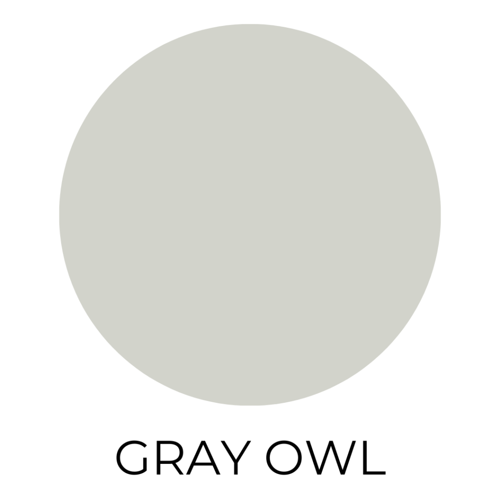 Benjamin Moore Gray Owl light blue gray paint color