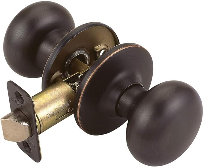 Bronze modern farmhouse interior door knob