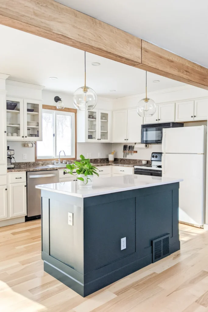 DIY kitchen island makeover