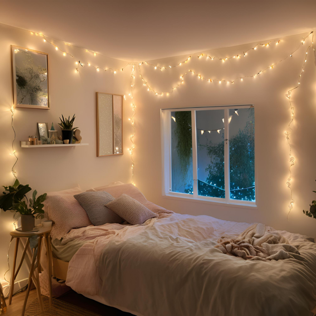 Battery powered fairy lights