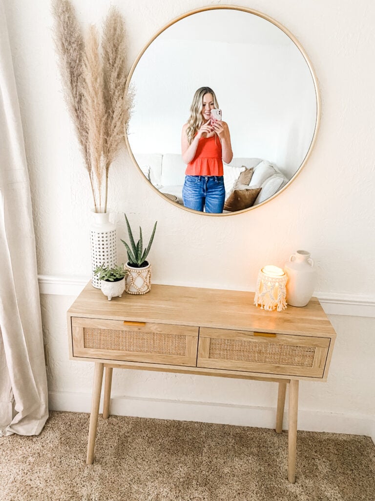 Alabaster in living room