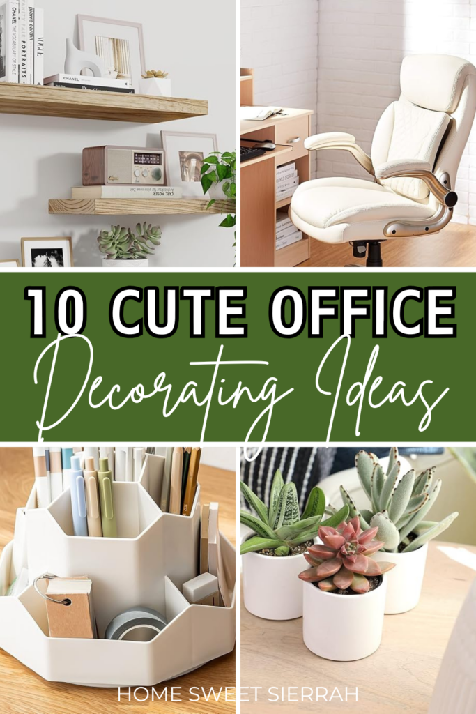 Explore 10 creative chic and cute work office decorating ideas.