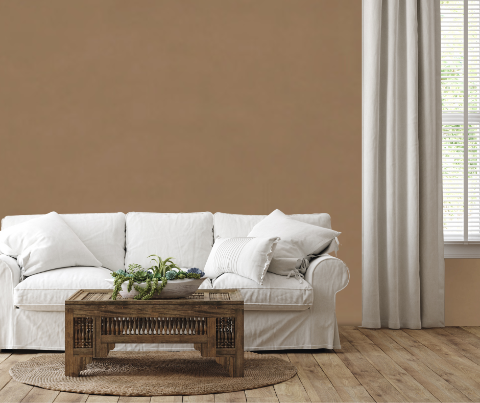 Sherwin Williams Hopsack living room 