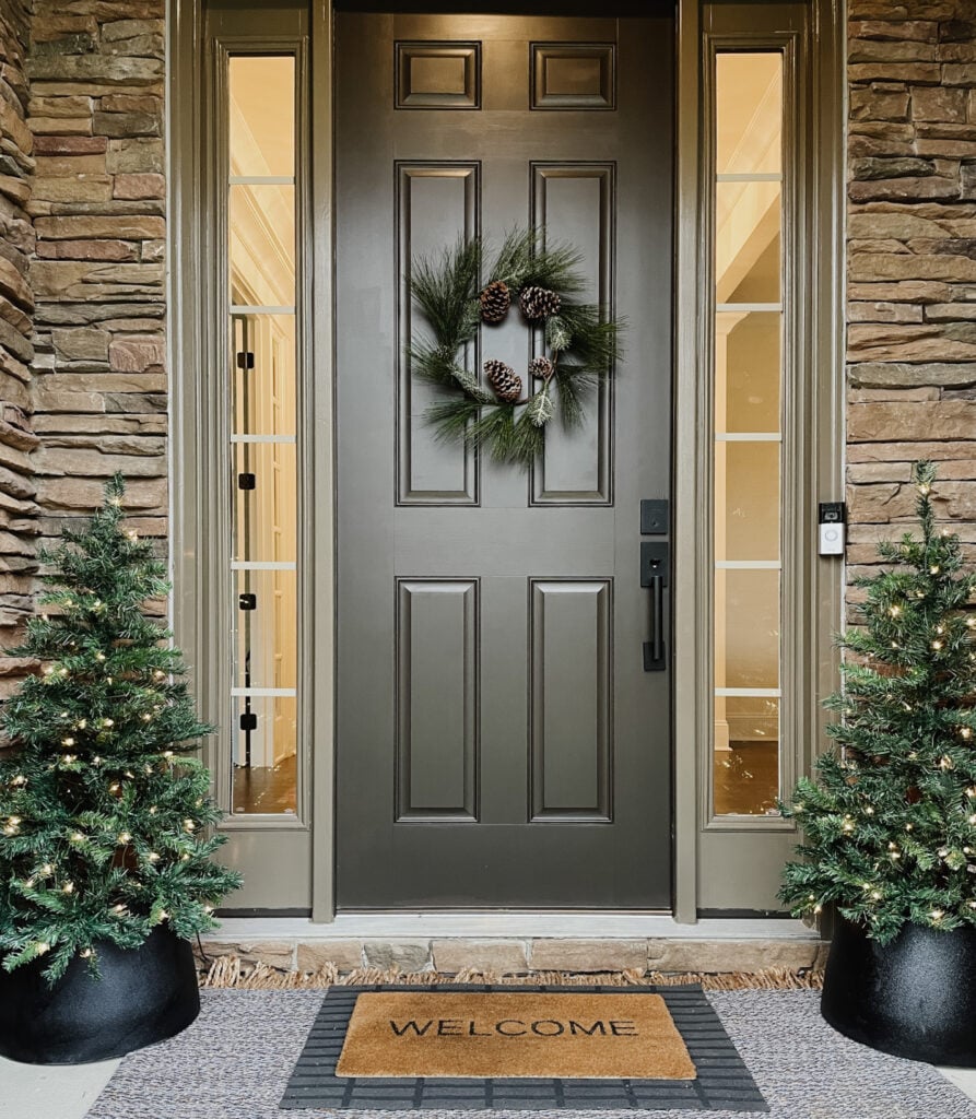 Sherwin Williams sealskin front door