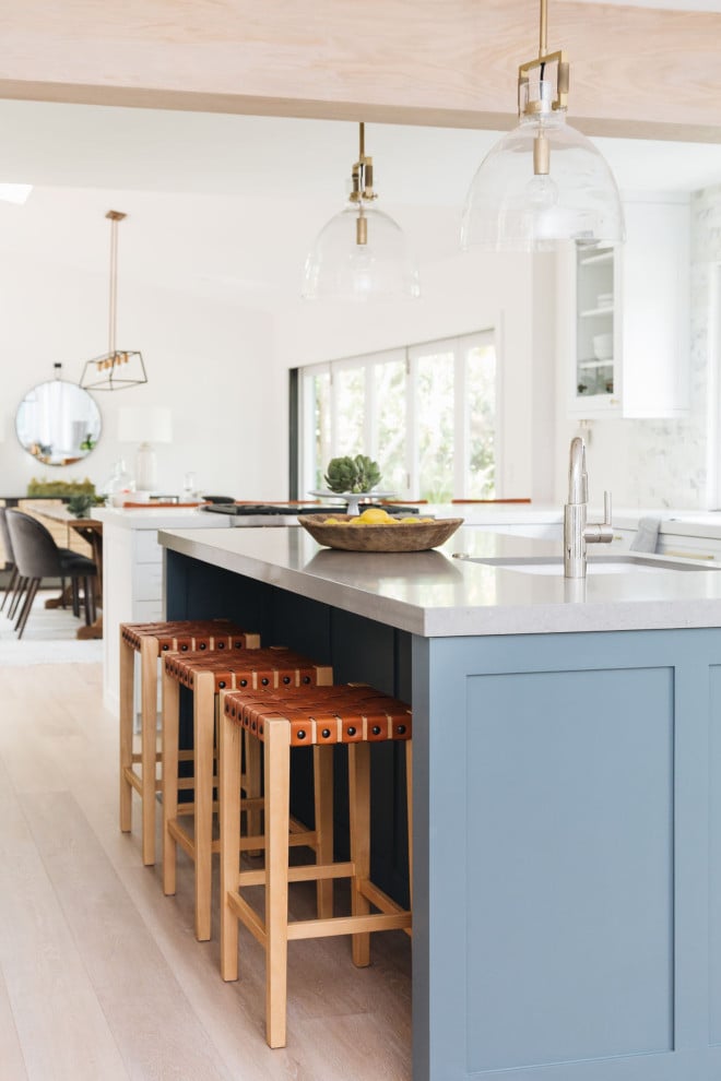 Sherwin Williams slate tile island