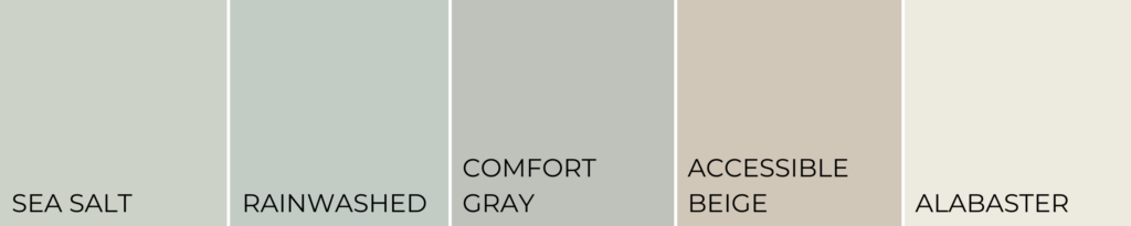 French country paint colors for a whole house color scheme