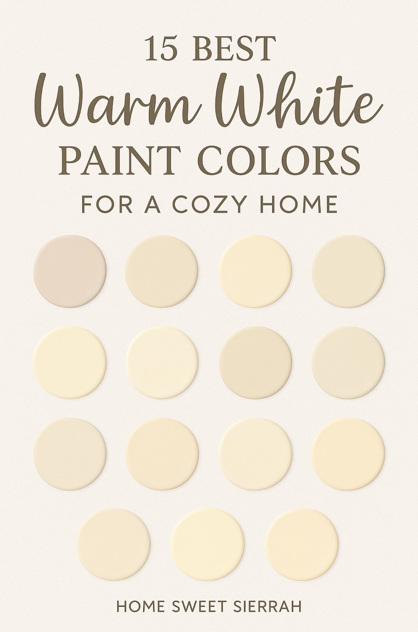 Looking for the perfect warm white paint color? These 15 cozy, timeless shades are loved by designers and homeowners for creating inviting, beautiful spaces. Whether you are refreshing your living room, bedroom, or kitchen, these warm whites will make your home feel light, airy, and welcoming.
