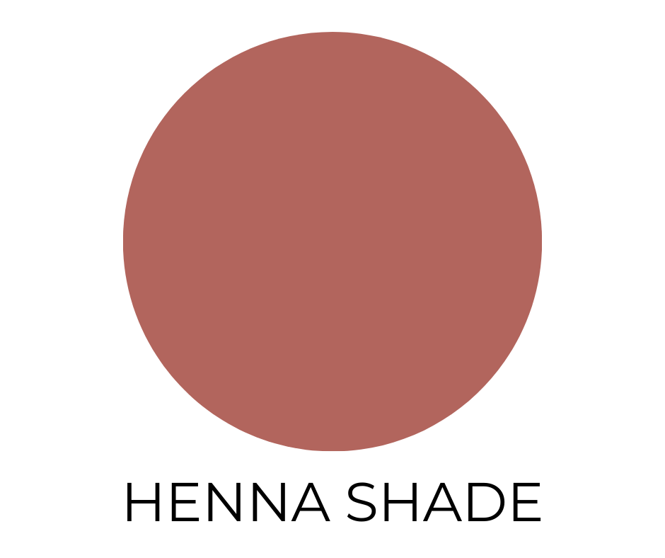 Sherwin-Williams Henna Shade SW 6326 paint color swatch shown as a deep warm red brown