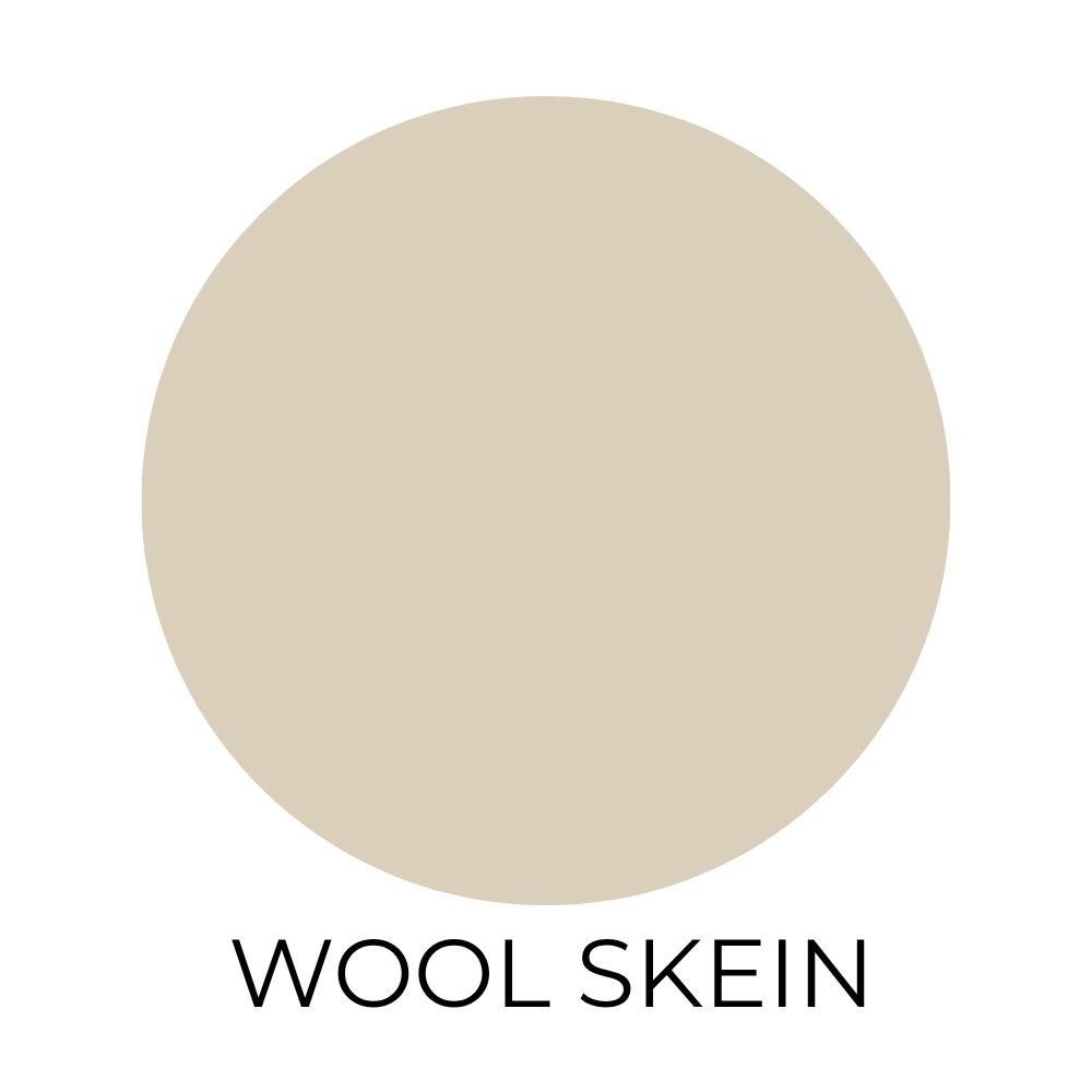 Popular Sherwin Williams exterior color swatch labeled wool skein.