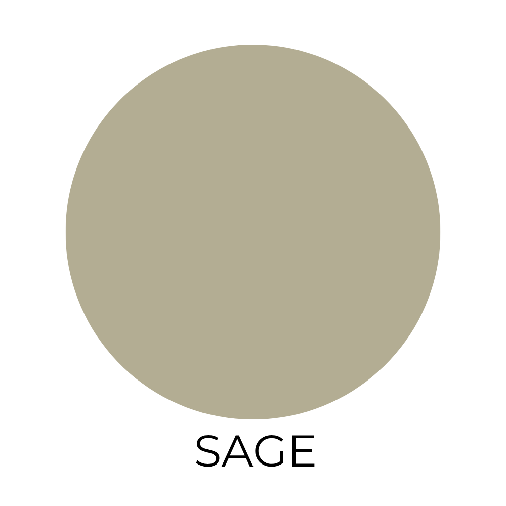 Sherwin Williams color swatch labeled sage.